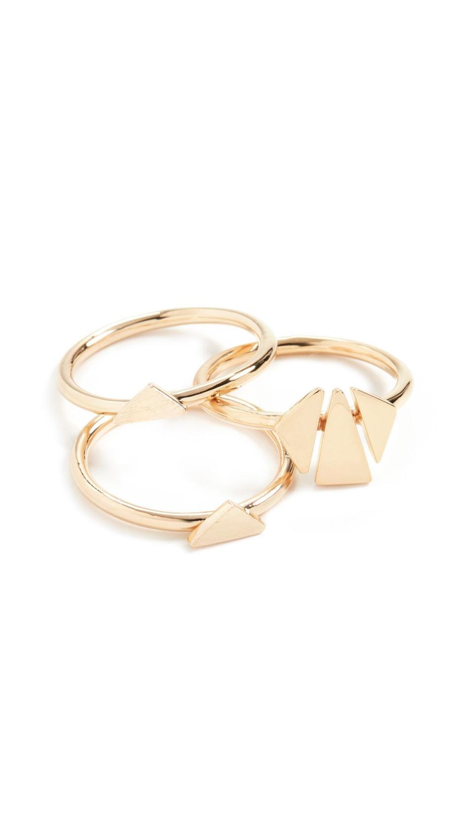 10) Asili Stacking Rings