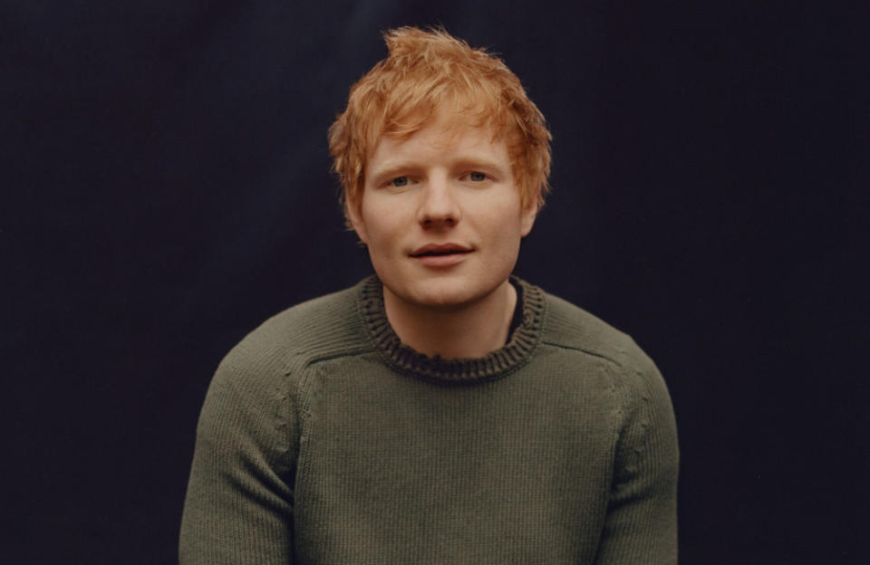 Ed Sheeran press shot by Dan Martensen credit:Bang Showbiz