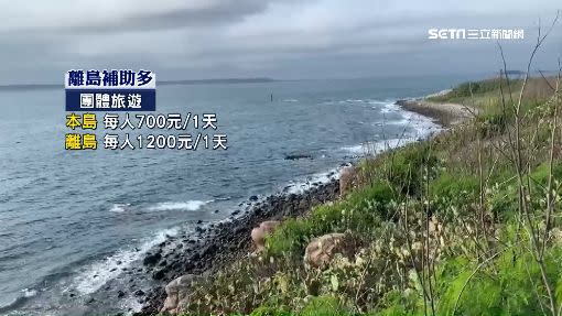 團體旅遊每人每日補助700元，離島則是1200元。