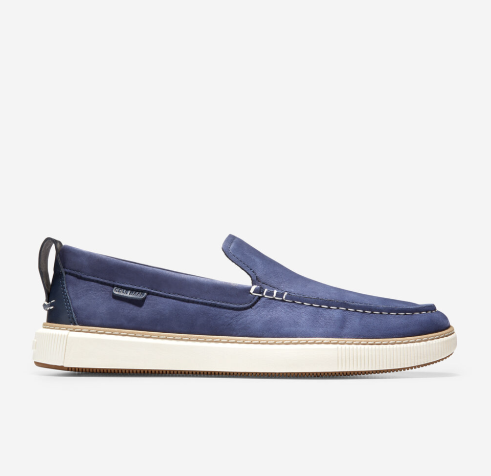 Cloudfeel Weekender Venetian Loafer in Peacoat (Photo via Cole Haan)