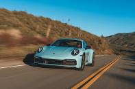 <p>Porsche's latest retro-inspired offering is the <a href="https://www.caranddriver.com/porsche/911" rel="nofollow noopener" target="_blank" data-ylk="slk:2023 911 Carrera T;elm:context_link;itc:0;sec:content-canvas" class="link ">2023 911 Carrera T</a>. Its driver-focused, frills-free vibe is great for driving enthusiasts. <br></p><p><a class="link " href="https://www.caranddriver.com/reviews/a42030495/2023-porsche-911-carrera-t-drive" rel="nofollow noopener" target="_blank" data-ylk="slk:read the full review;elm:context_link;itc:0;sec:content-canvas">read the full review</a></p>