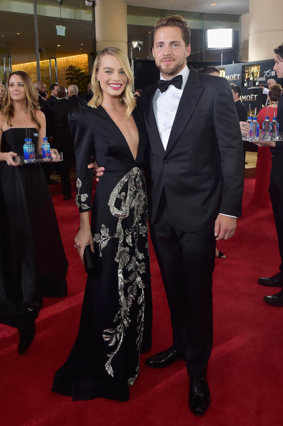 Margot Robbie and Tom Ackerley