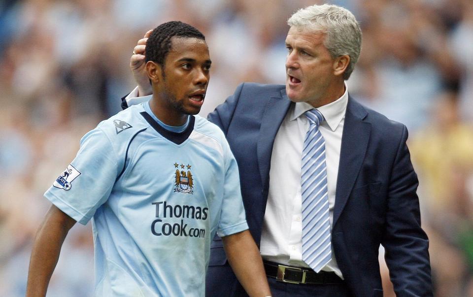 Manchester City wanted to make a statement with the signing of Robinho in 2008 - GETTY IMAGES 