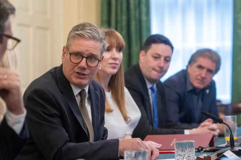 Prime Minister Sir Keir Starmer meets with regional mayors including Steve Rotheram in Downing Street today