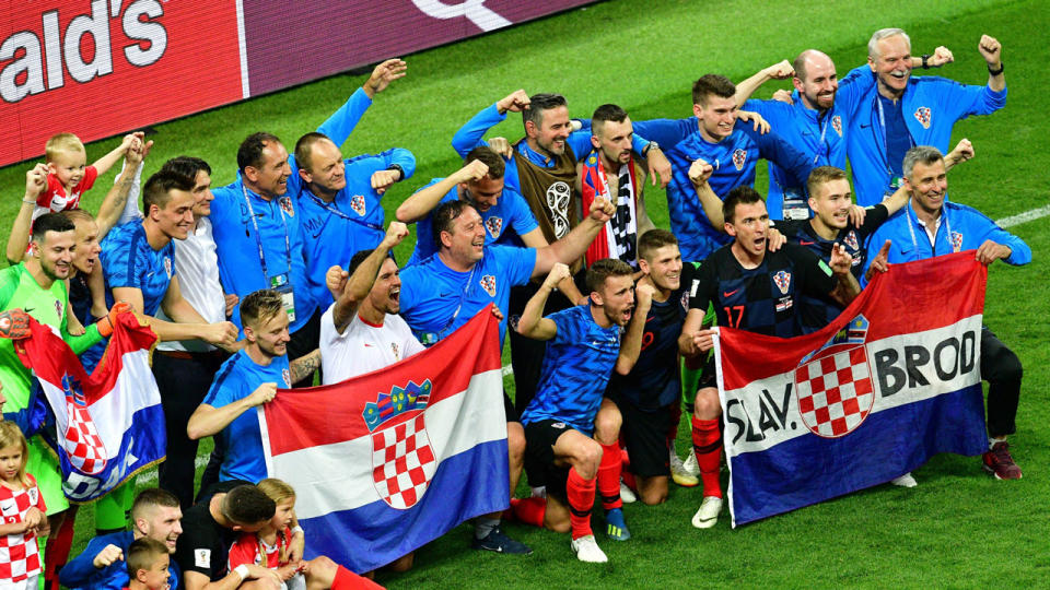 World Cup finalists for the first time in the nation’s history. Pic: Getty