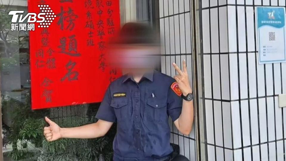 台南梁姓女警，被人發現在官田區運動公園內舉槍自戕身亡。（圖／TVBS）