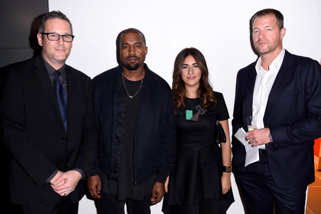 Jon Wexler, Kanye West, Rachel Muscat, and Arthur Hoeld (Photo by Stephen Lovekin/Variety/Penske Media via Getty Images)