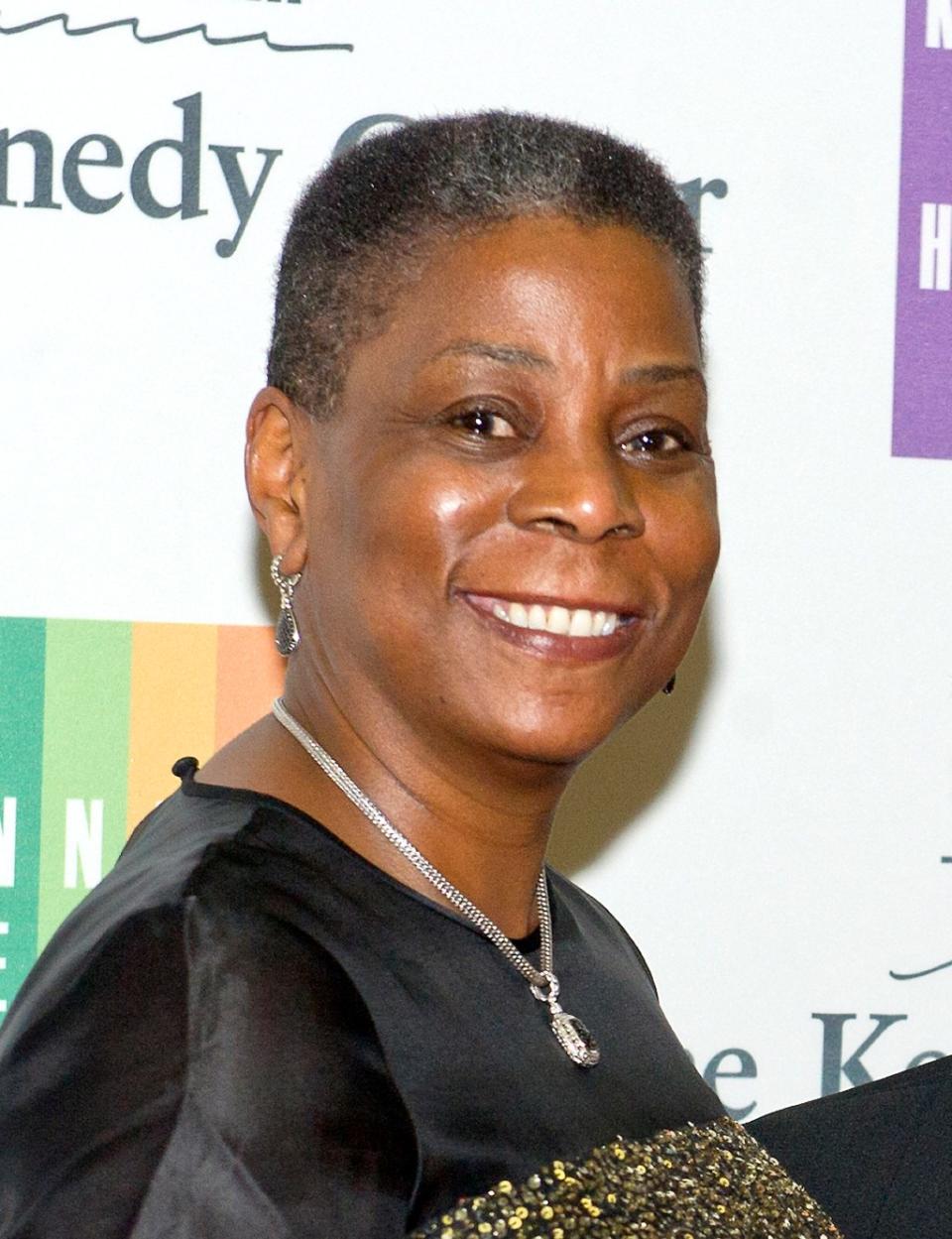 Chairman and chief executive officer of Xerox, Ursula M. Burns attends the 2014 Kennedy Center Honors Gala Dinner at the U.S. Department of State on Dec. 6, 2014, in Washington, D.C. (Photo by Ron Sachs-Pool/Getty Images)
