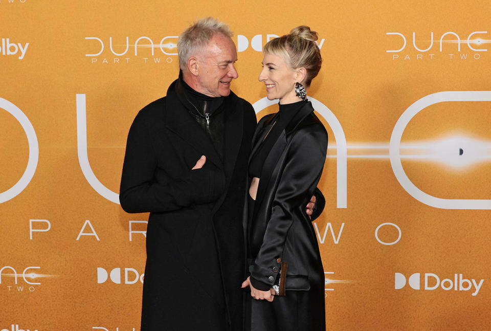 Sting and Mickey Sumner (Dimitrios Kambouris / Getty Images)