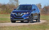 <p>The sales success of Nissan's crossover requires an asterisk: the company lumps in two separate models, <a rel="nofollow noopener" href="http://caranddriver.com/nissan/rogue-sport" target="_blank" data-ylk="slk:the subcompact Rogue Sport;elm:context_link;itc:0;sec:content-canvas" class="link ">the subcompact Rogue Sport</a> and <a rel="nofollow noopener" href="http://caranddriver.com/nissan/rogue" target="_blank" data-ylk="slk:the compact Rogue;elm:context_link;itc:0;sec:content-canvas" class="link ">the compact Rogue</a>, under the same sales umbrella. That's like Honda combining sales of the CR-V and the HR-V, making this not quite a fair fight.</p>