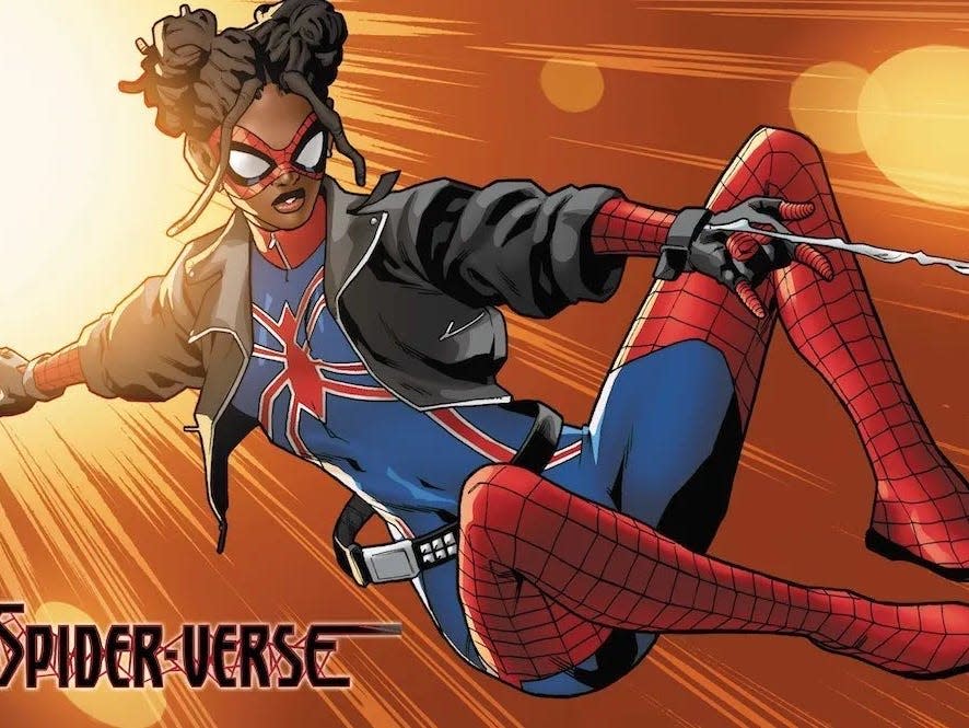 Zarina Zahari as Spider-UK in marvel comics