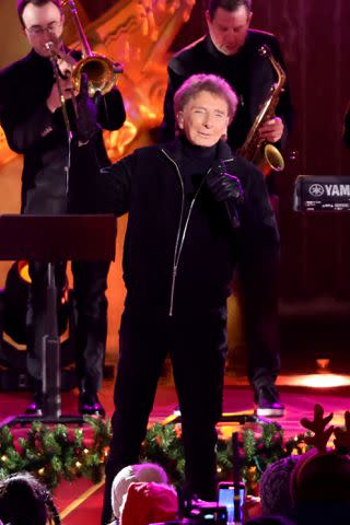 <p>Arturo Holmes/Getty</p> Barry Manilow in New York City in November 2023