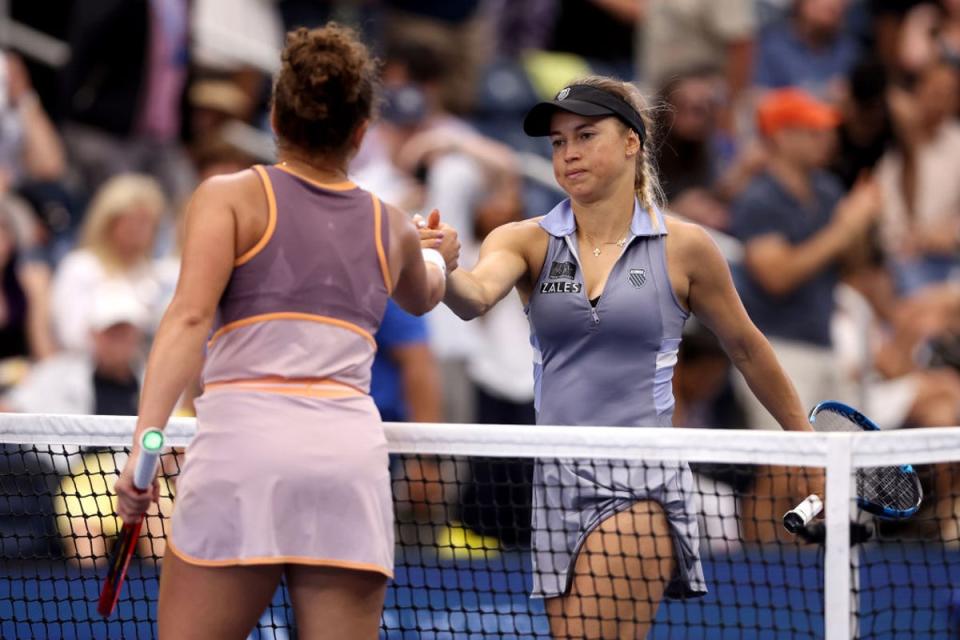 Putintseva was beaten 6-3 6-4 by Jasmine Paolini (Getty Images)