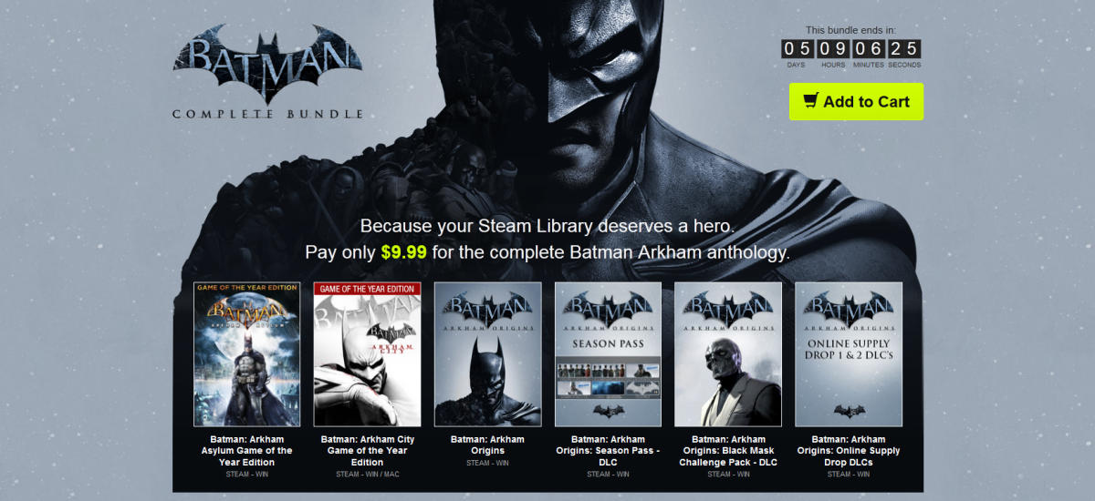 Batman: Arkham City Game of the Year Steam Review – Games That I Play