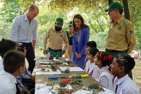 Britain's Prince William and Catherine, Duchess of Cambridge visit Pakistan