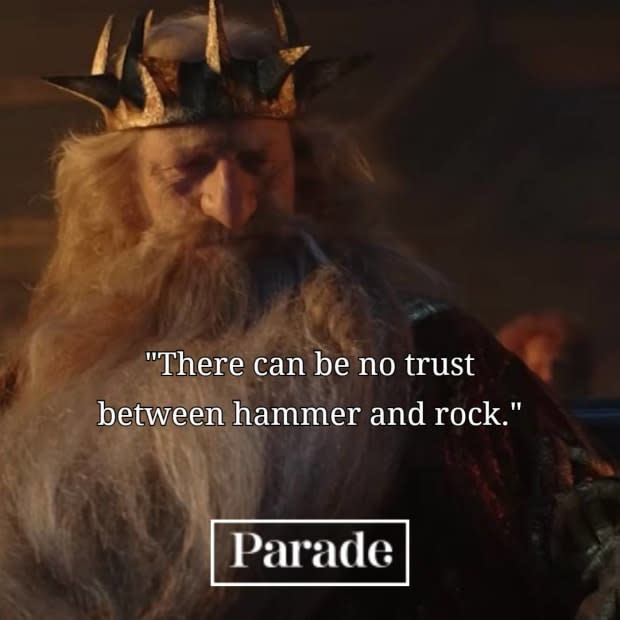 "Lord of the Rings: The Rings of Power" quote from King Durin III<p>Prime Video</p>