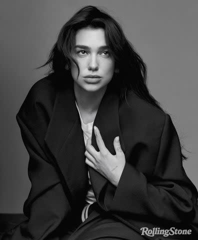 <p>Michael Bailey-Gates</p> Dua Lipa for 'Rolling Stone.'