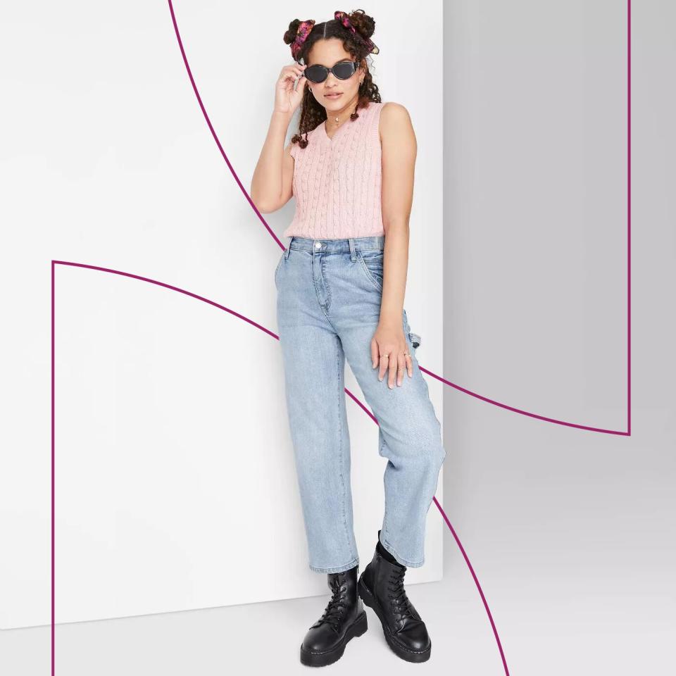 PSA: These High-Rise Utility Jeans Are Just $25 at Target, and They're Already Going Viral on TikTok