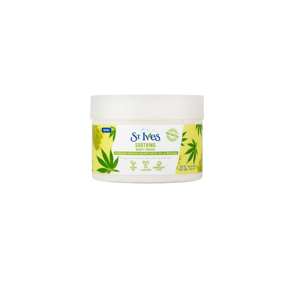 St. Ives Soothing Cannabis Sativa (Hemp) Seed Oil & Matcha Body Cream