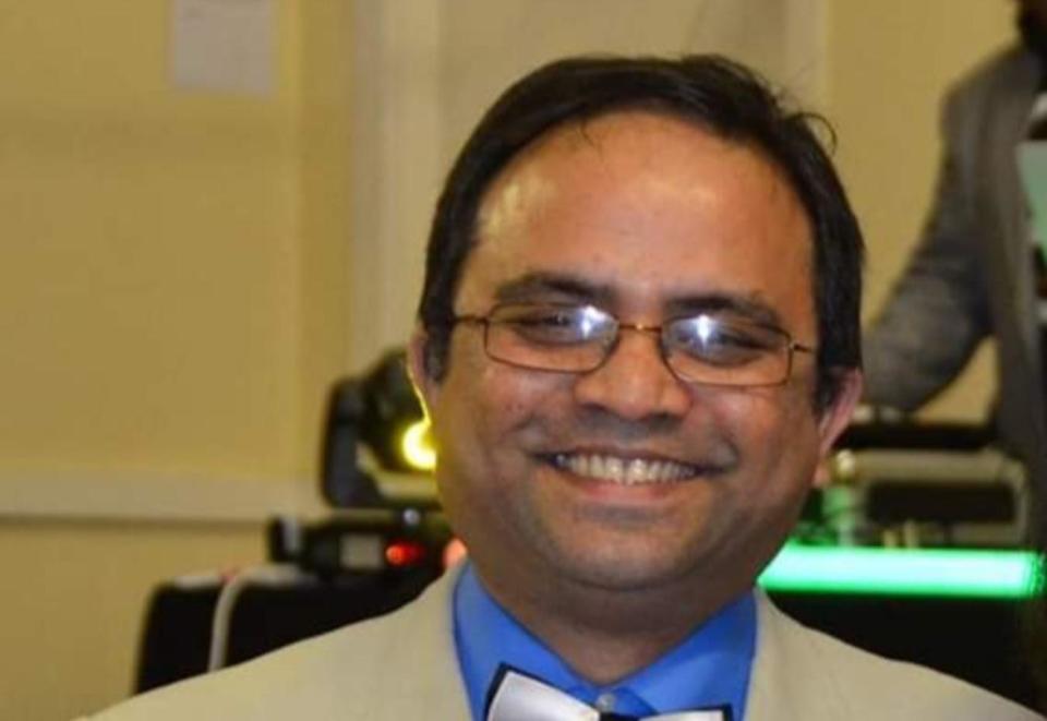 Dr Chowdhury died on Wednesday night, more than two weeks after being taken to hospital on March 23 (PA)