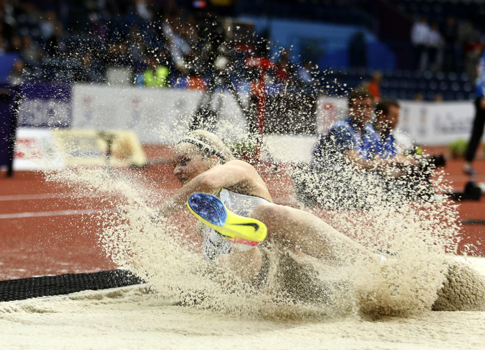 Triple jump landing