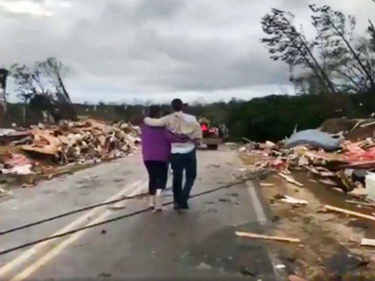 Alabama tornado: Devastating weather kills at least 23 including children as storm destroys homes