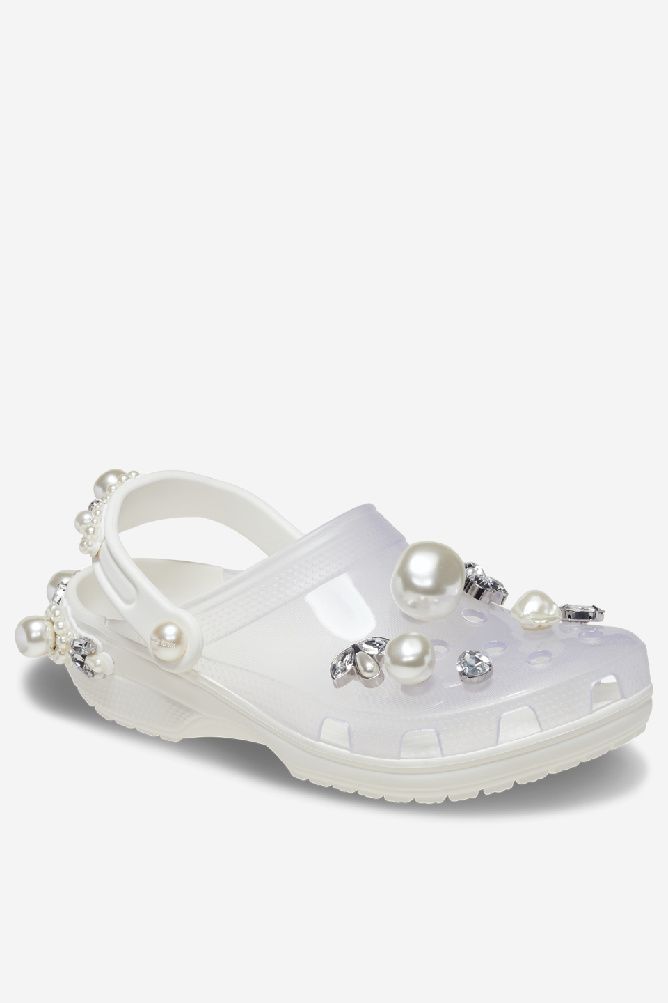 <p><a href="https://simonerocha.com/collections/simone-rocha-x-crocs/products/crocs-classic-clog-translucent" rel="nofollow noopener" target="_blank" data-ylk="slk:Shop Now;elm:context_link;itc:0;sec:content-canvas" class="link ">Shop Now</a></p><p>Classic Clog</p><p>simonerocha.com</p><p>$175.00</p><span class="copyright">Simone Rocha</span>