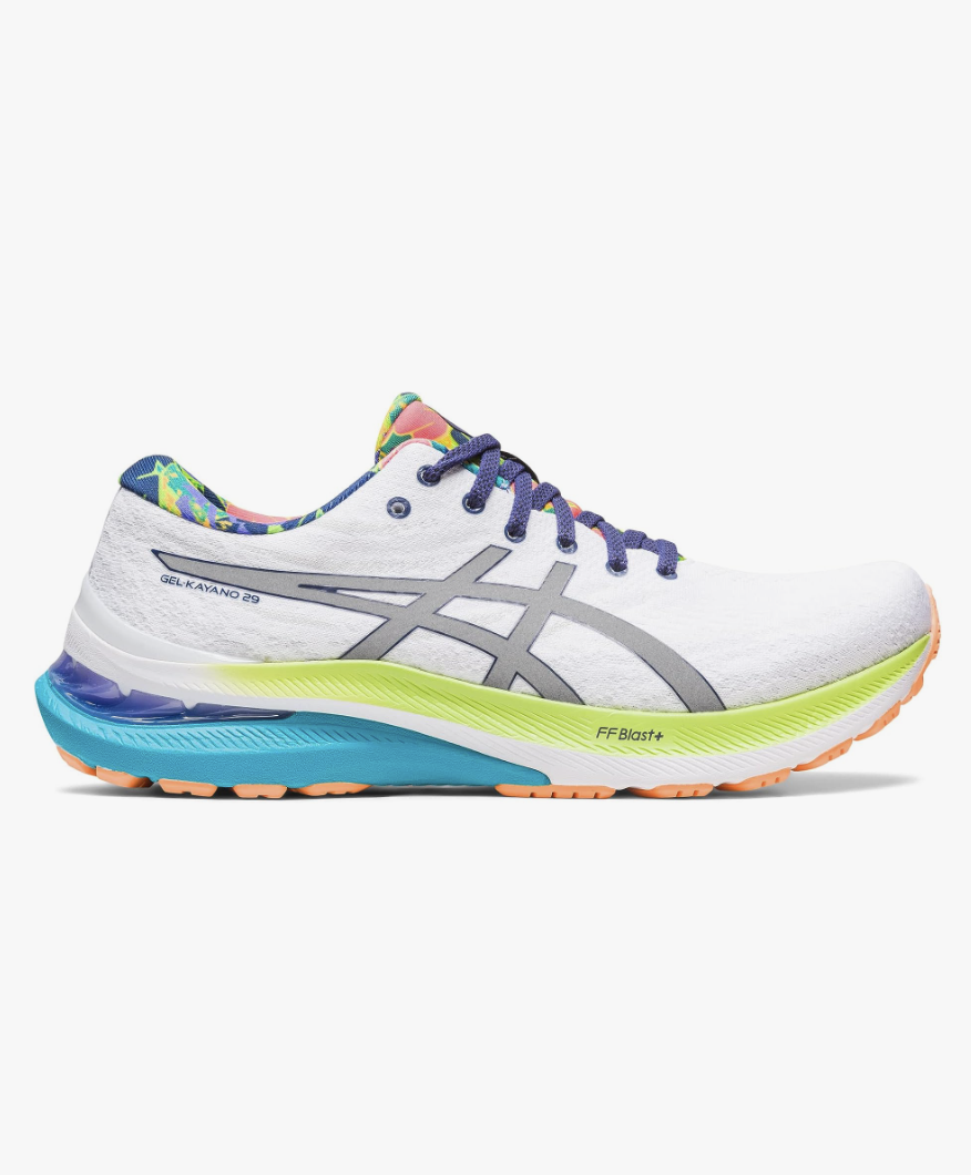 <p><a href="https://go.redirectingat.com?id=74968X1596630&url=https%3A%2F%2Fwww.zappos.com%2Fp%2Fasics-gel-kayano-29-lite-show-lime-zest-lite-show%2Fproduct%2F9740025%2Fcolor%2F1026588&sref=https%3A%2F%2F" rel="nofollow noopener" target="_blank" data-ylk="slk:Shop Now;elm:context_link;itc:0;sec:content-canvas" class="link ">Shop Now</a></p><p>GEL-Kayano® 29 Lite-Show</p><p>zappos.com</p><p>$104.23</p><span class="copyright">original photo</span>