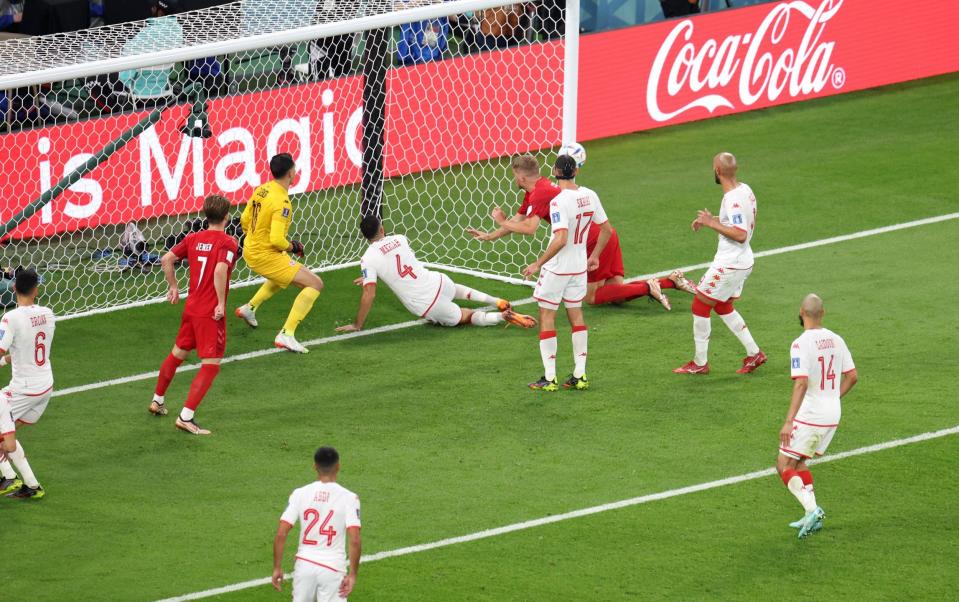 Var denies Denmark late penalty as feisty Tunisia claim draw in World Cup opener – latest reaction - Molly Darlington/Reuters