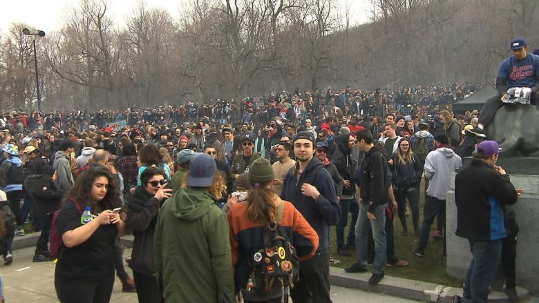 Montrealers light up for 420 with legalization on the horizon
