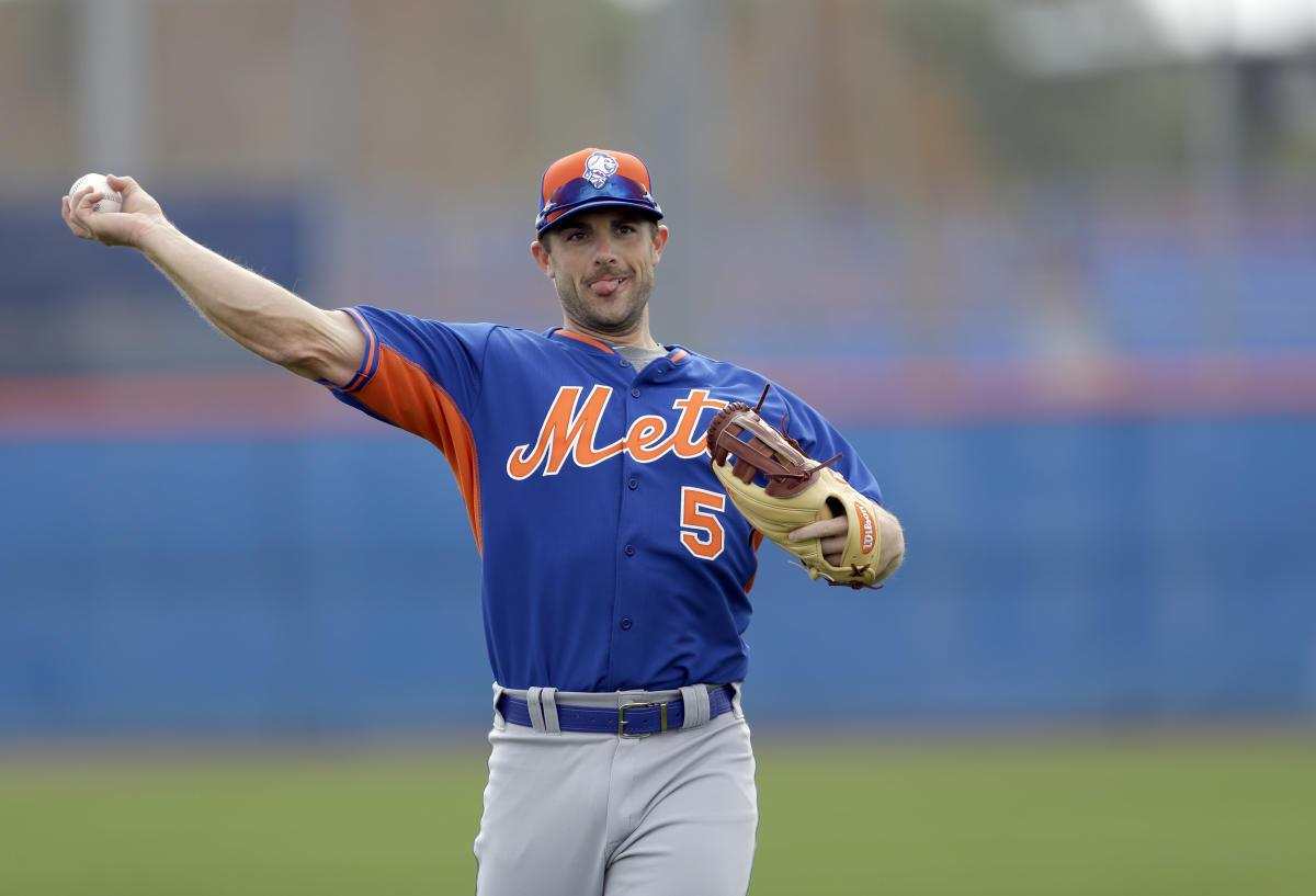 NY Mets' David Wright throwing, playing catch first time since 2017