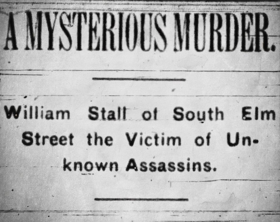 Muncie Daily Herald headline from September 5, 1898.