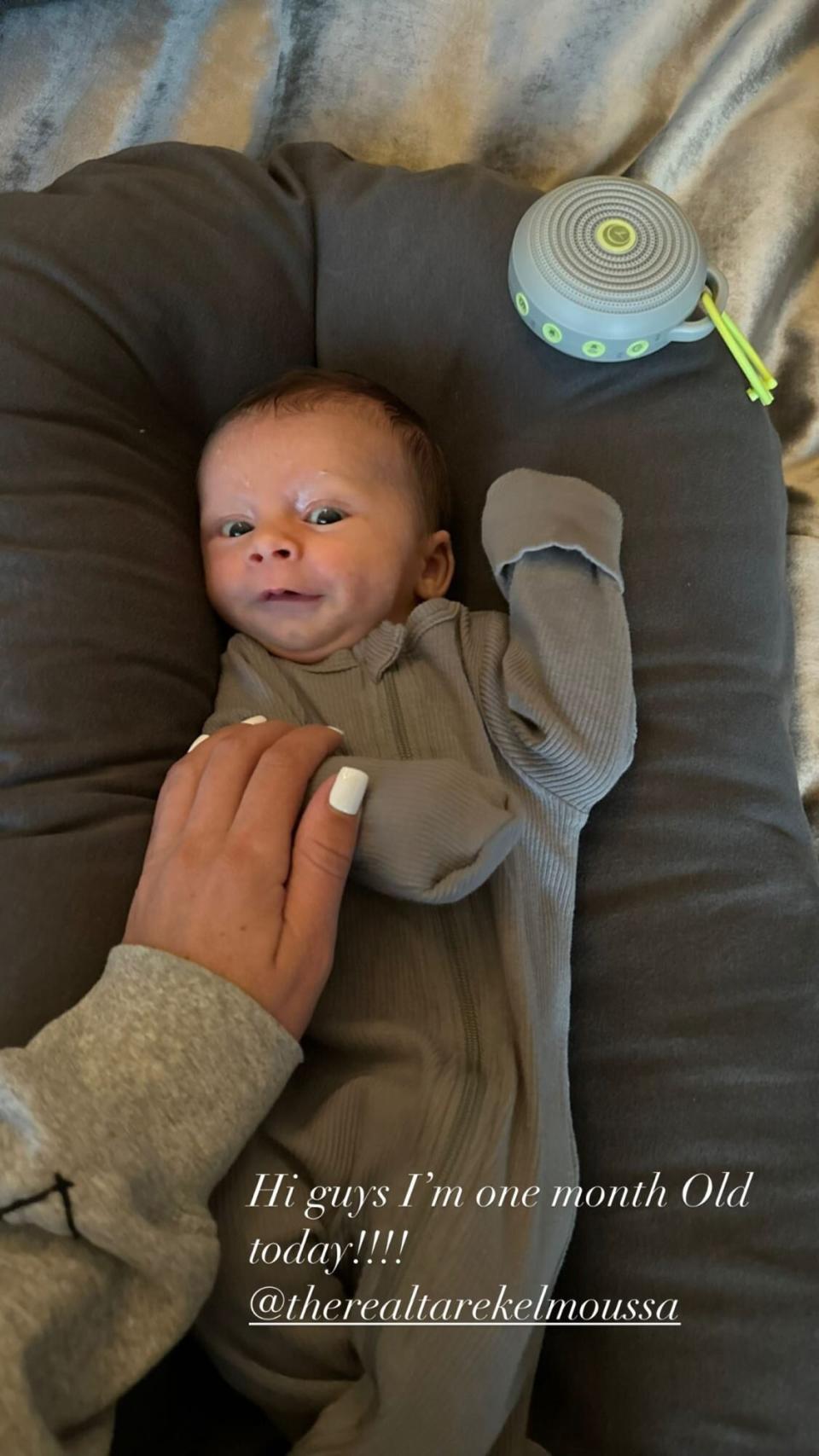 Heather Rae El Moussa Marks Baby Son Tristan Turning 1-Month-Old With Sweet Pictures