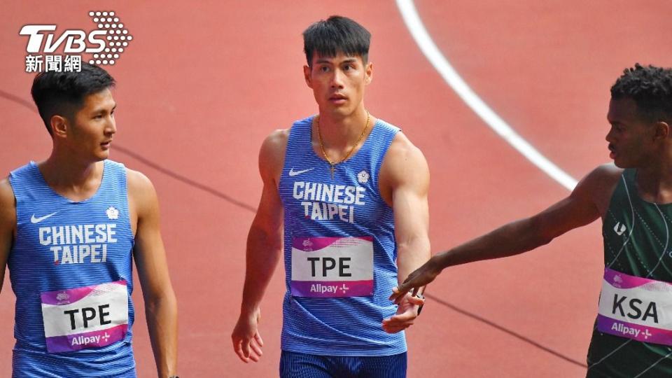 儘管楊俊瀚在100公尺無所斬獲，不過在200公尺晉級決賽。（圖／胡瑞麒攝）