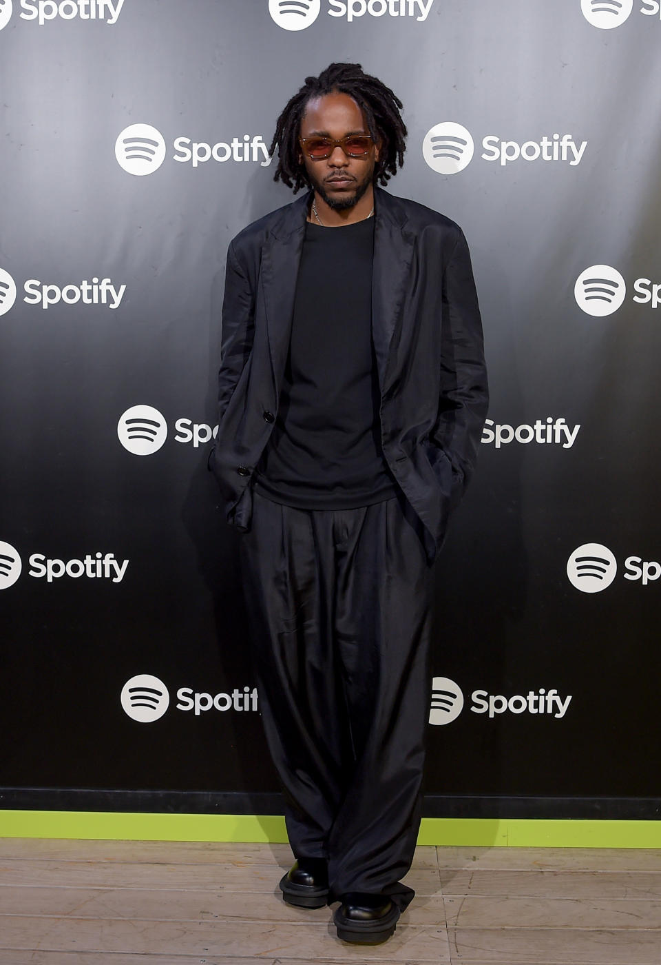 Kendrick Lamar poses backstage as Spotify hosts an evening of music with star-studded performances with DJ Pee .Wee aka Anderson .Paak and Kendrick Lamar, during Cannes Lions 2022, at Spotify Beach on June 20, 2022 in Cannes, France.