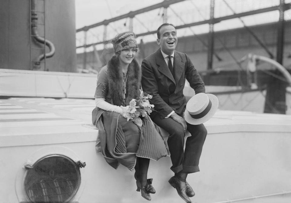 1920: Mary Pickford and Douglas Fairbanks