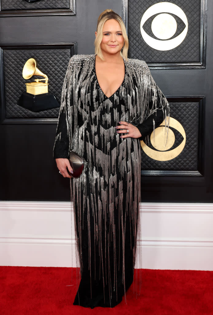 Miranda Lambert arrives at the 65th Grammy Awards on Feb. 5 at Crypto.com Arena in Los Angeles. (Photo: Amy Sussman/Getty Images)