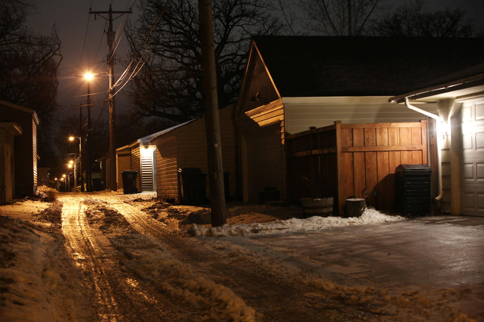 The alley where Justine Diamond was shot and killed by officer Noor in July 2017. Source: AAP