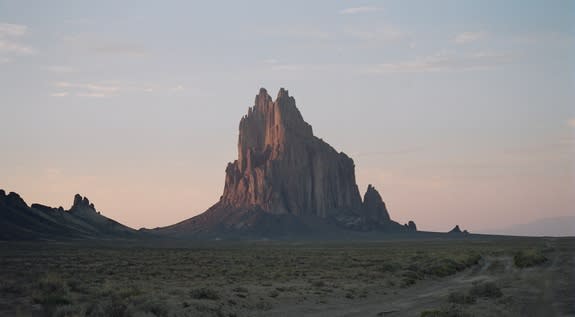 The desert Four Corners region contains beautiful landforms like Shiprock in New Mexico. It's also the site of an anomalous blob containing high levels of methane.