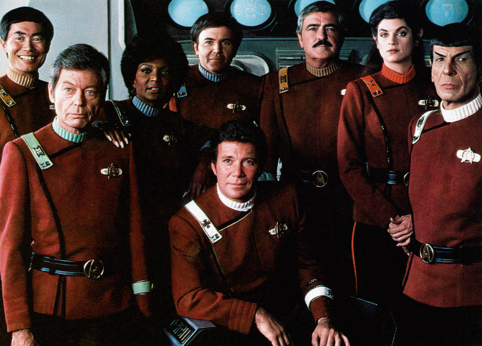 The cast of Star Trek II: The Wrath of Khan. (Photo: Paramount/courtesy Everett Collection)