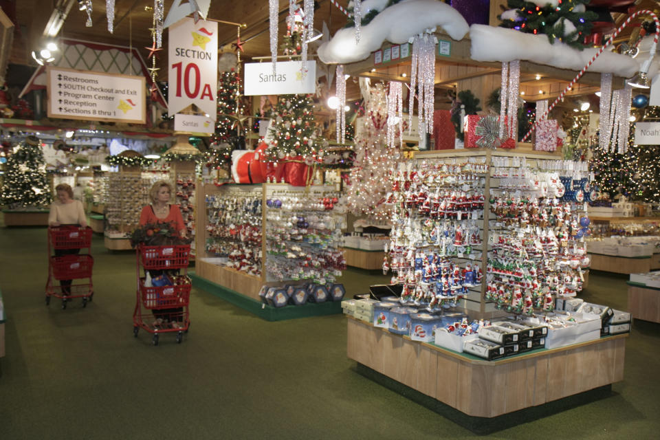 Frankenmuth, Michigan, is home to Bronner's Christmas Wonderland, which claims to be the "world's largest Christmas store." (Photo: Jeff Greenberg via Getty Images)