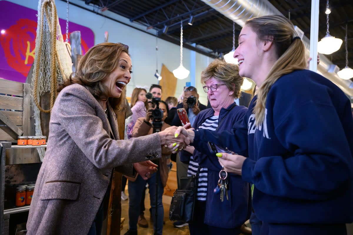 Following the debate, Kamala Harris’s campaign will barnstorm the midwest.   ((Photo by MANDEL NGAN / AFP) (Photo by MANDEL NGAN/AFP via Getty Images))