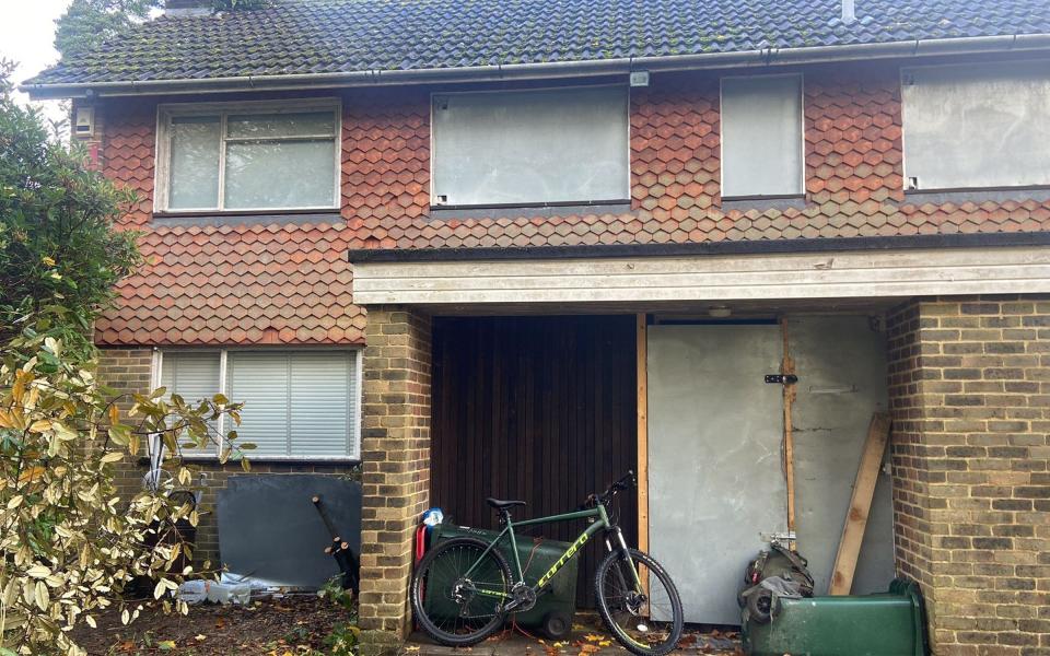 Empty house in Gatwick taken over by a squatter