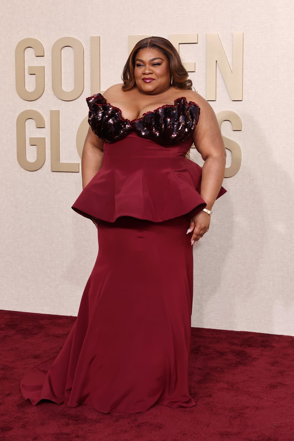 81st annual golden globe awards arrivals davine joy randolph