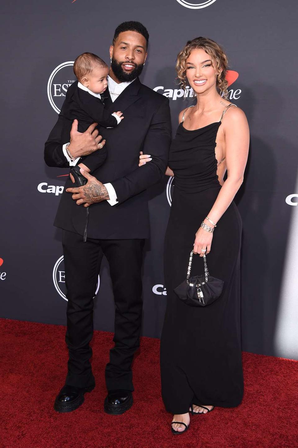 THE 2022 ESPYS PRESENTED BY CAPITAL ONE - The 2022 ESPYS Presented by Capital One is hosted by NBA superstar Stephen Curry. The ESPYS broadcasted live on ABC Wednesday, July 20, at 8 p.m. ET/PT from The Dolby Theatre in Los Angeles. (ABC via Getty Images) ODELL BECKHAM JR., LAUREN WOOD
