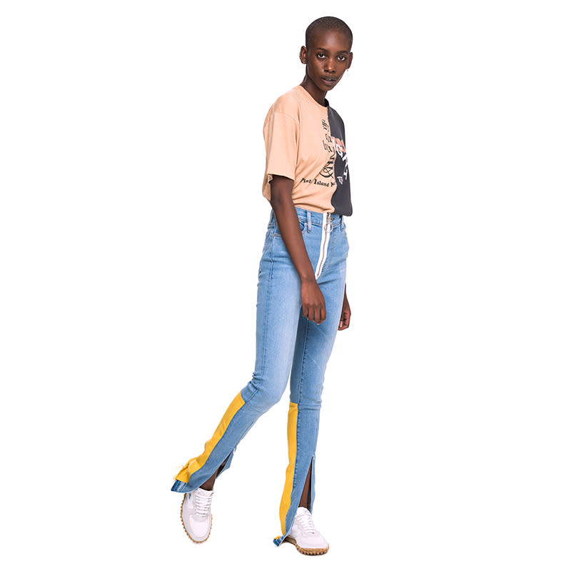 Insect Skinny Jean in Yellow