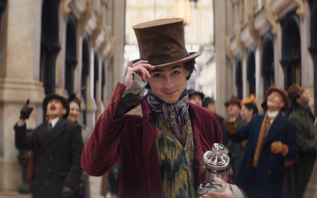 Timothée Chalamet in Wonka