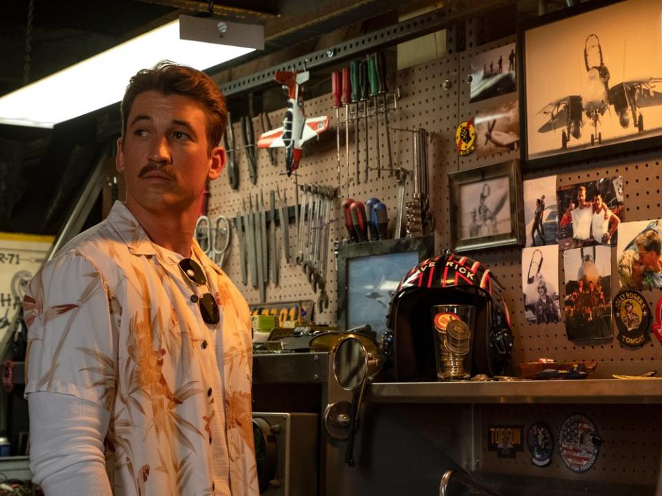 "Rooster" (Miles Teller) ähnelt stark seinem Vater "Goose". (Bild: © 2022 Paramount Pictures. All rights reserved.)