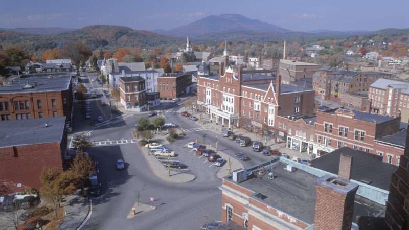 Town view of Claremont, New Hampshire