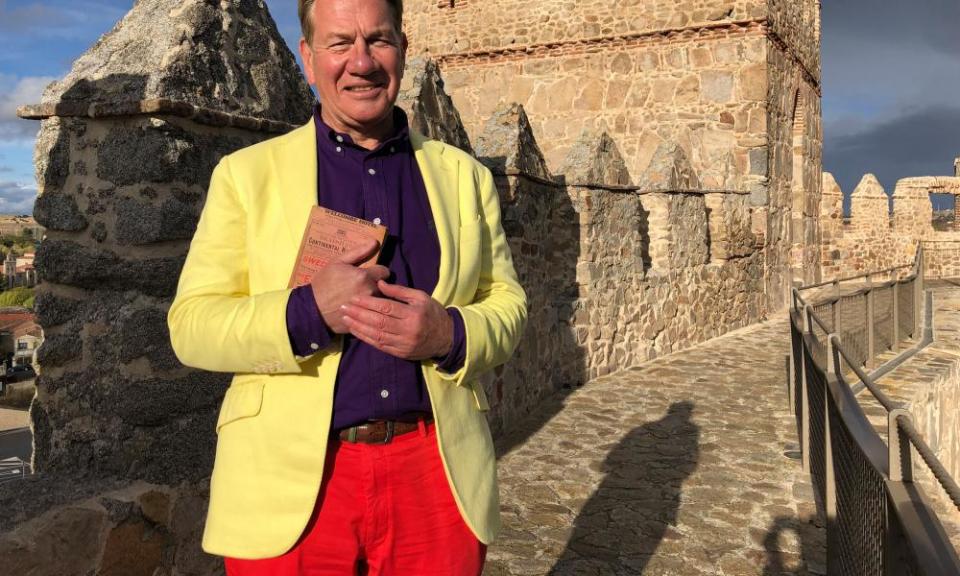 Do not adjust your set ... Michael Portillo on one of his railway journeys.